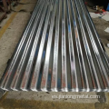 Lámina de metal galvanizado de 0.13 mm Roja de acero corrugado